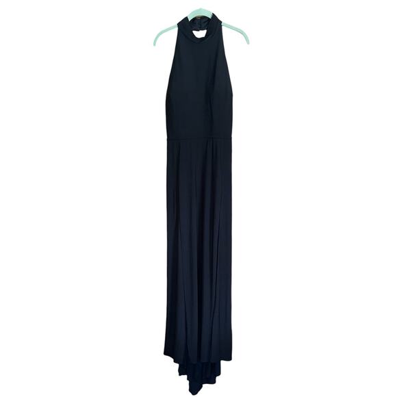 Mac Duggal Size 14 NWT Black Evening Gown with High Slit Style Style 261271 - Picture 9 of 9